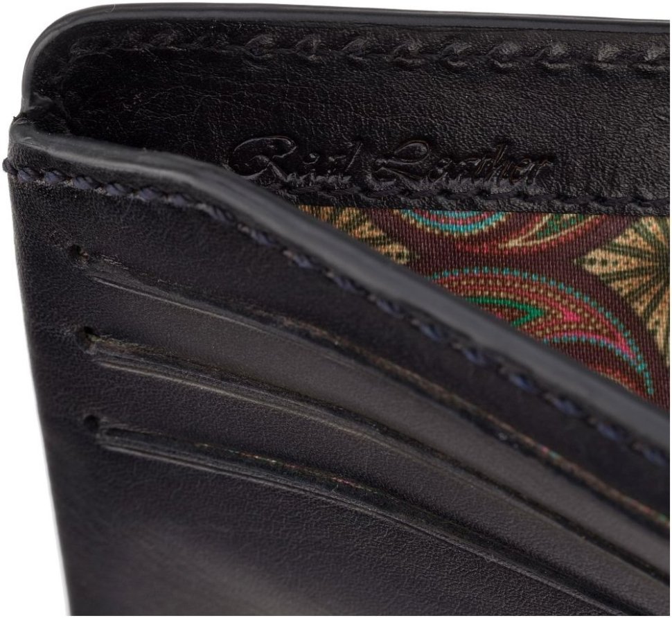 Темно-сірий чоловічий гаманець із натуральної шкіри високої якості з монетницею Visconti Zanotti 69261