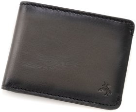 Темно-сірий чоловічий гаманець із натуральної шкіри високої якості з монетницею Visconti Zanotti 69261