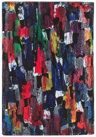 Яркая разноцветная обложка для паспорта из натуральной кожи Desisan 80362