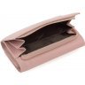 Світло-рожевий невеликий жіночий гаманець з натуральної шкіри на магнітах ST Leather (15605) - 4