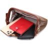 Женская сумка-клатч из натуральной кожи коричневого цвета Vintage 2422425 - 6