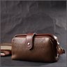 Женская сумка-клатч из натуральной кожи коричневого цвета Vintage 2422425 - 7