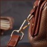 Жіноча сумка-клатч з натуральної шкіри коричневого кольору Vintage 2422425 - 9