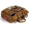 Кожаная мужская сумка в винтажном стиле с карманами VINTAGE STYLE (14051) - 7