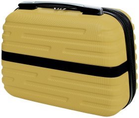 Пластиковая дорожная косметичка Costa Brava желтого цвета Vip Collection 102462