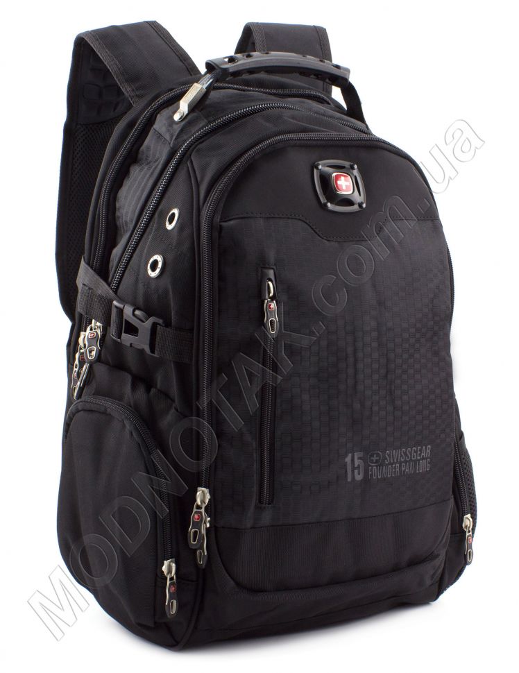 Удобный мужской повседневный рюкзак для города - SWISSGEAR (7618-1 Back)