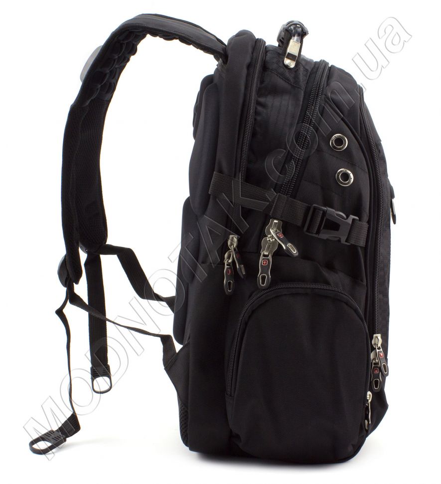 Зручний чоловічий повсякденний рюкзак для міста - SWISSGEAR (7618-1 Back)