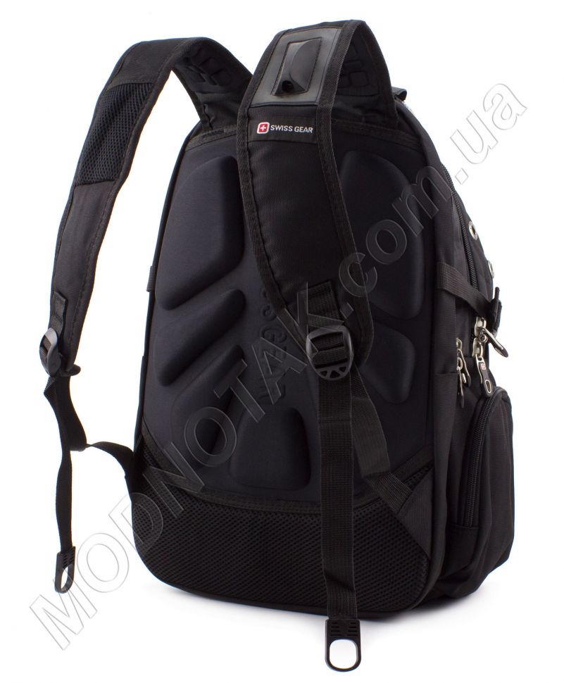 Зручний чоловічий повсякденний рюкзак для міста - SWISSGEAR (7618-1 Back)