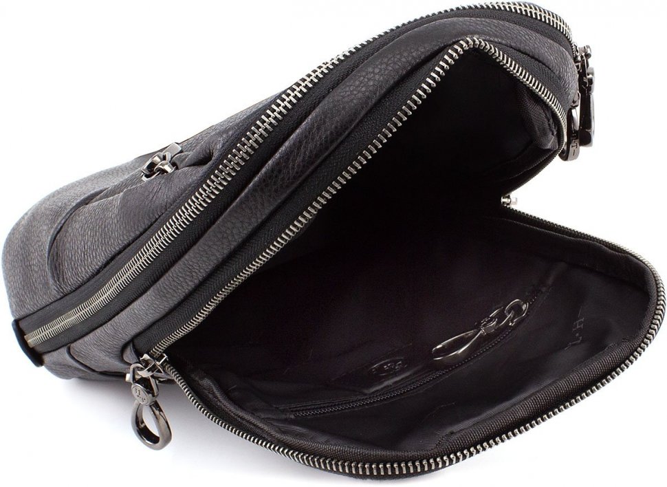 Кожаный повседневный слинг рюкзак H.T Leather (10545)