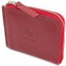 Яскравий гаманець червоного кольору з гладкої шкіри Grande Pelle (13313) - 1
