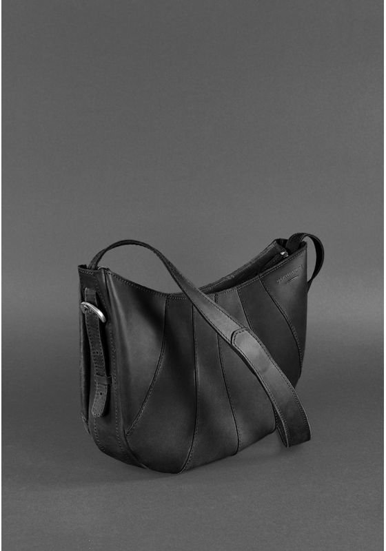 Повседневная женская сумка из качественной кожи на плечо BlankNote Круассан (12651)