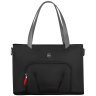 Деловая сумка для ноутбука до 15" с длинными ручками Wenger Motion Deluxe Tote черная 103662 modnotak фото - 3