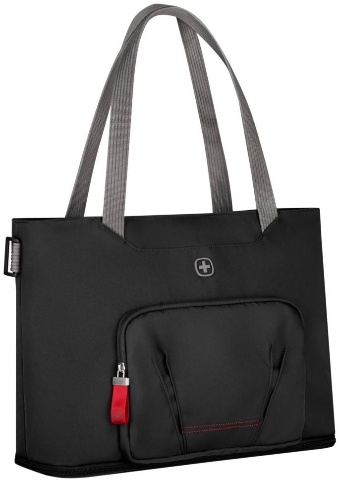Деловая сумка для ноутбука до 15" с длинными ручками Wenger Motion Deluxe Tote черная 103662 modnotak фото №5