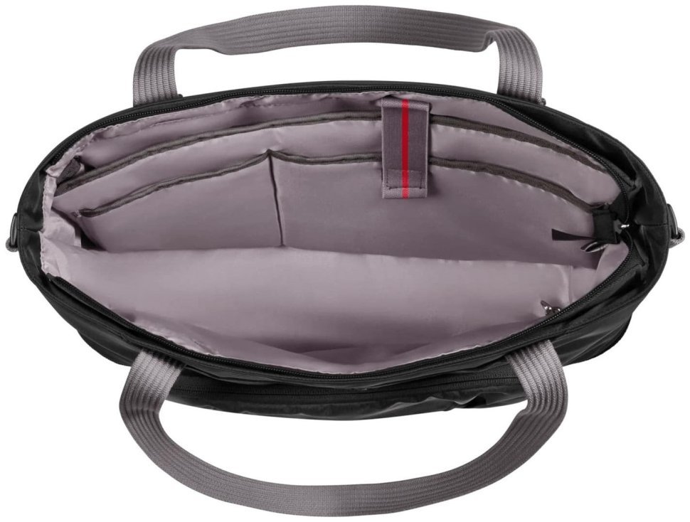 Деловая сумка для ноутбука до 15" с длинными ручками Wenger Motion Deluxe Tote черная 103662 modnotak фото №7
