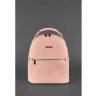Повседневный кожаный мини-рюкзак в розовом цвете BlankNote Kylie (12840) - 4