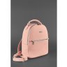 Повседневный кожаный мини-рюкзак в розовом цвете BlankNote Kylie (12840) - 5