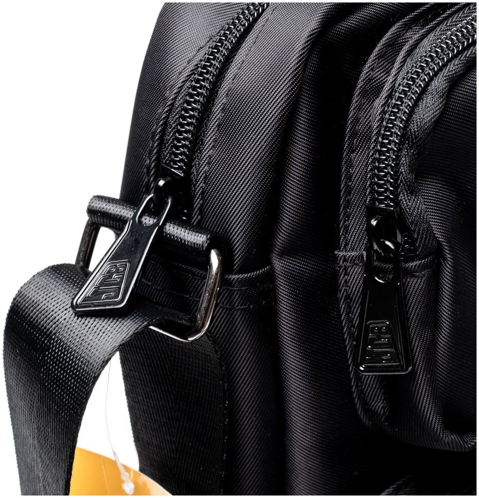 Міська чоловіча сумка через плече із міцного нейлону JCB B32 чорного кольору 93962 фото №6 Міська чоловіча сумка через плече із міцного нейлону JCB B32 чорного кольору 93962 modnotak фото №6