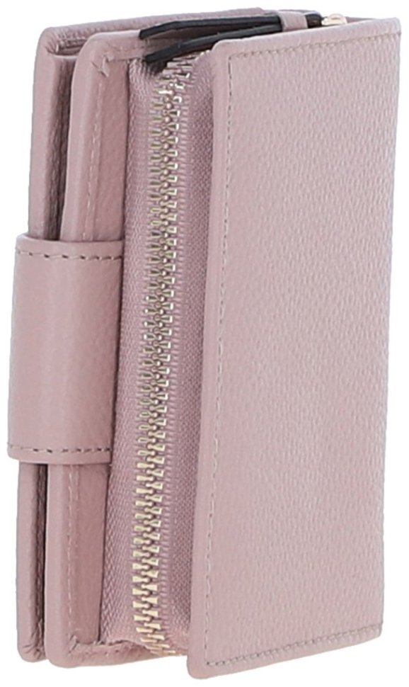 Вместительное женское портмоне из фактурной натуральной кожи розового цвета Ashwood Woodrose 94462 modnotak фото №6