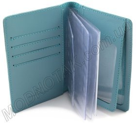 Яркая обложка под автодокументы из гладкой кожи ST Leather (17793)