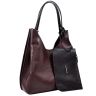 Женская кожаная сумка-мешок с ручками Desisan (28310) - 5