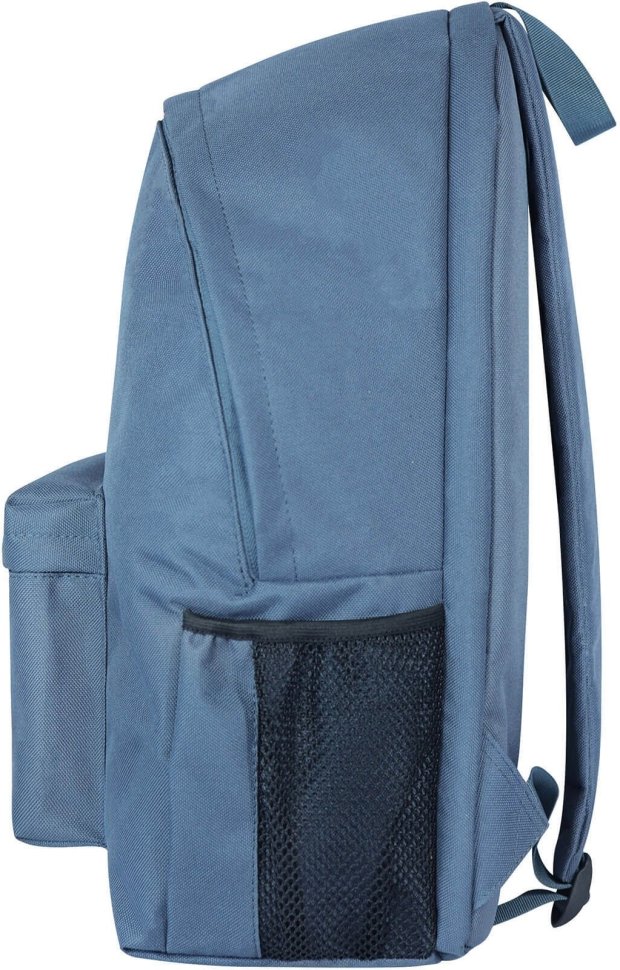 Сірий текстильний рюкзак великого розміру на блискавці Bagland Stylish 55762