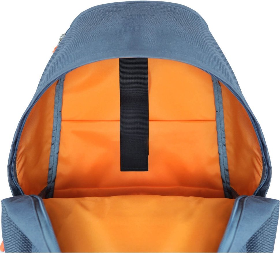 Серый текстильный рюкзак крупного размера на молнии Bagland Stylish 55762