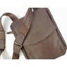 Чоловіча стильна сумка коричневого кольору VATTO (11704) - 5