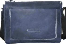Наплечная мужская сумка мессенджер синего цвета VATTO (12003)