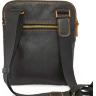 Вінтажна чоловіча сумка планшет чорна з рудим VATTO (12103) - 2