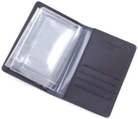 Обложка для документов синего цвета ST Leather (16050)