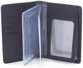 Обложка для документов синего цвета ST Leather (16050)