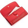 Червоний гаманець з шліфованої шкіри морського ската STINGRAY LEATHER (024-18088) - 3