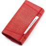 Червоний гаманець з шліфованої шкіри морського ската STINGRAY LEATHER (024-18088) - 6