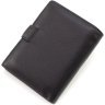 Мужское портмоне из натуральной кожи черного цвета под документы ST Leather 1767362 - 3