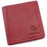 Червоний шкіряний гаманець ручної роботи Grande Pelle (13021) - 1