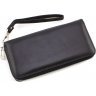 Великий чорний жіночий гаманець з якісної шкіри ST Leather (14048) - 4