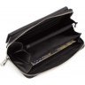 Великий чорний жіночий гаманець з якісної шкіри ST Leather (14048) - 2