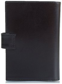 Чорна обкладинка під автодокументи з натуральної шкіри гладкого типу Desisan 79862