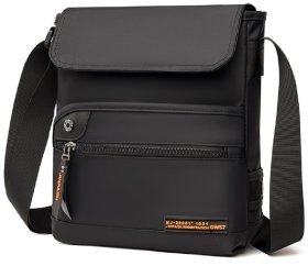 Текстильная мужская сумка планшет черного цвета Confident 90763