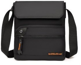 Текстильная мужская сумка планшет черного цвета Confident 90763