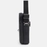 Качественная мужская кожаная сумка-планшет черного цвета Ricco Grande 71663 - 4