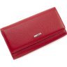 Функціональний жіночий гаманець із якісної натуральної шкіри червоного кольору KARYA (21889) - 3