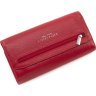 Функціональний жіночий гаманець із якісної натуральної шкіри червоного кольору KARYA (21889) - 4