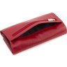 Функціональний жіночий гаманець із якісної натуральної шкіри червоного кольору KARYA (21889) - 5