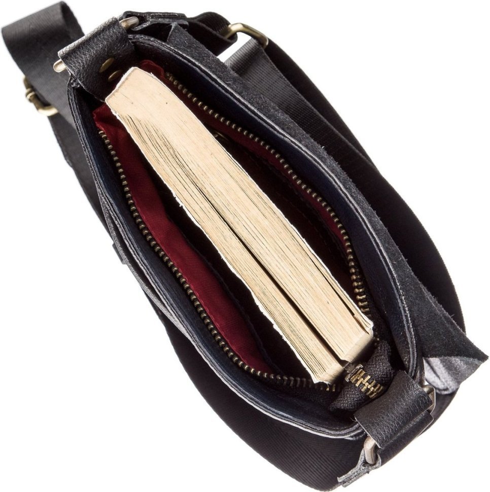 Класична чоловіча сумка-планшет на плече з натуральної шкіри SHVIGEL (2419113)