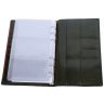 Кожаный блокнот органайзер Prestige зеленого цвета Vip Collection 102563 modnotak фото - 4