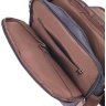 Вертикальная мужская сумка-барсетка из черного текстиля Vintage (2421261)  - 6
