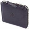 Повсякденний гаманець з гладкої шкіри темно-синього кольору Grande Pelle (13314) - 1