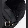 Чоловіча чорна сумка на плече середнього розміру з текстилю Monsen (21893) - 5