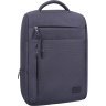 Чорний чоловічий рюкзак з якісного текстилю з відсіком під ноутбук Bagland (53863) - 1